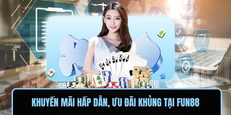 Khuyến mãi hấp dẫn, ưu đãi khủng tại FUN88